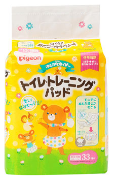 楽天市場 ピジョン オムツとれっぴ トイレ トレーニングパッド 33枚入 9kg 15kg 男女共用 1才6ヵ月頃 Pigeonfriends ツルハドラッグ