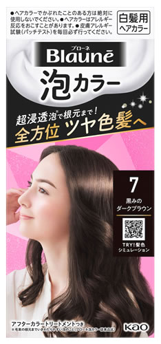 楽天市場】花王 ブローネ 泡カラー 6 ダークブラウン (1セット) 泡