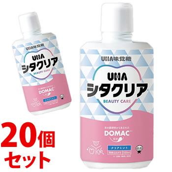 《セット販売》　UHA味覚糖 シタクリア 液体はみがき クリアミント (500mL)&times;20個セット 液体歯磨き 液体ハミガキ　【送料無料】　【smtb-s】｜ツルハドラッグ