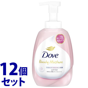 《セット販売》　ユニリーバ ダヴ ビューティーモイスチャー 泡ボディウォッシュ つややか ポンプ (540g)×12個セット ボディーソープ Dove　【送料無料】　【smtb-s】