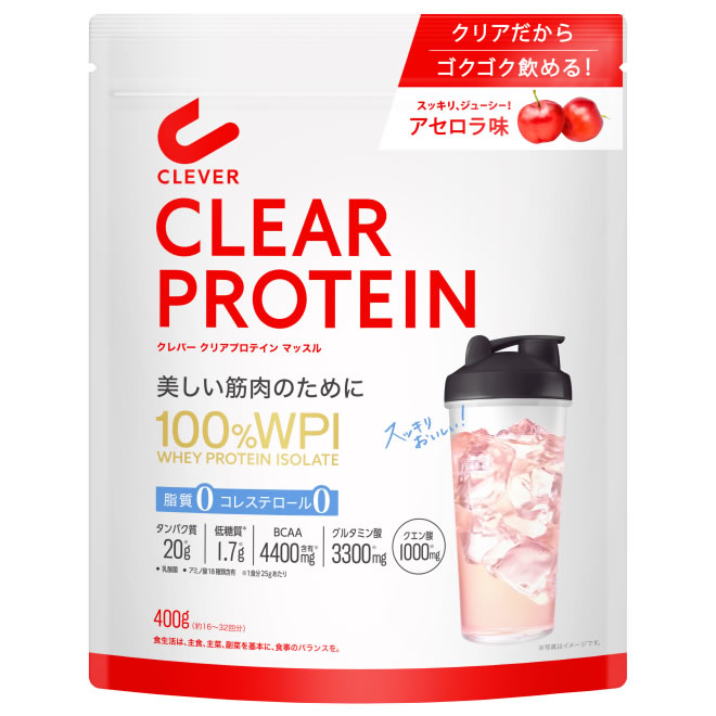 24/7workout プロテイン アセロラ味 アセロラ味 400G クリアホエイ プロテイン クレバー - NatureLab