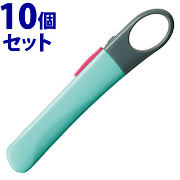 《セット販売》　プラス 折らないカッター オランテ パステルグリーン CU-300 (1個) カッターナイフ PLUS　【送料無料】　【smtb-s】