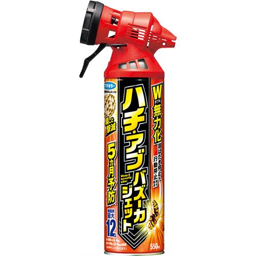 フマキラー ハチ・アブバズーカジェット 550mLの商品画像