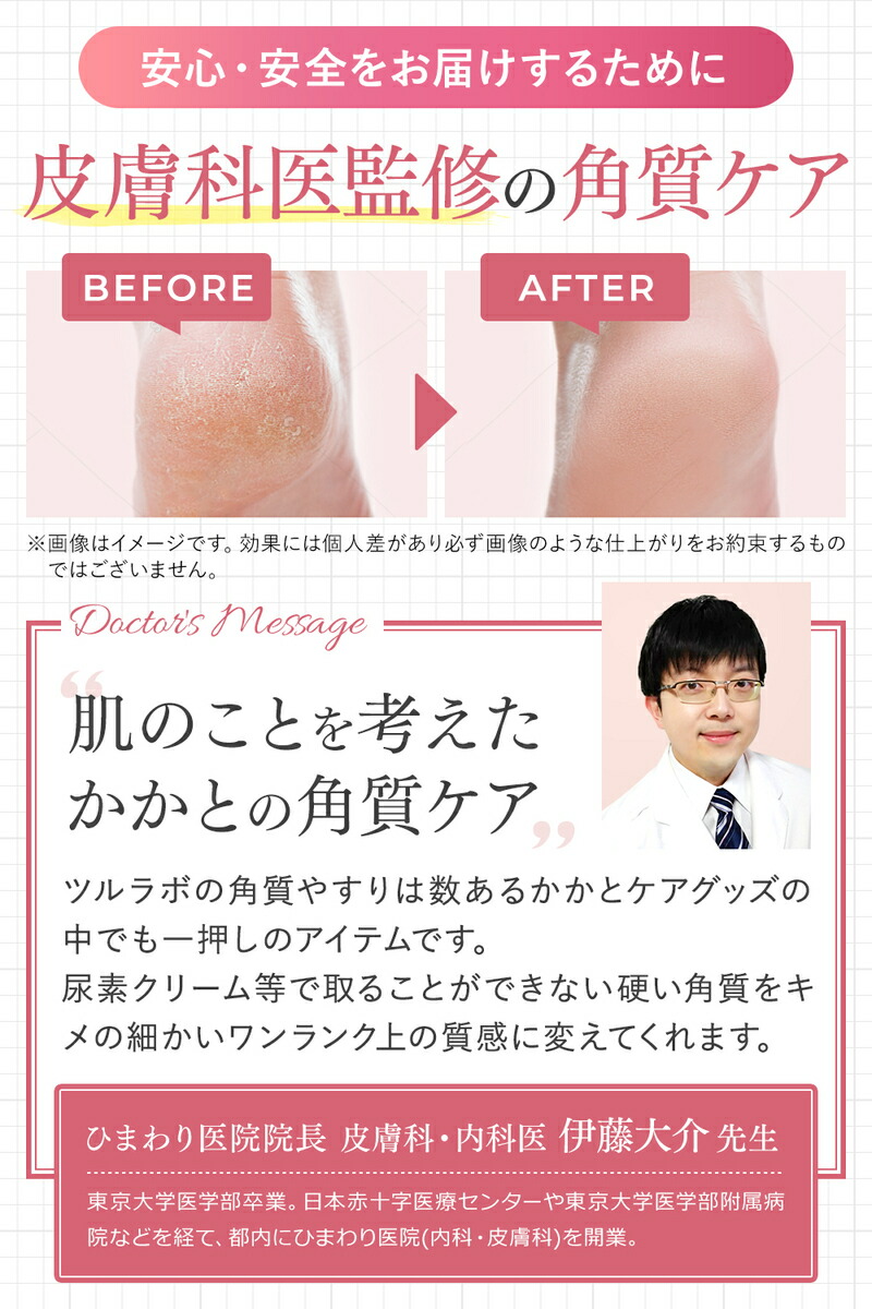 楽天市場 ツルラボ 角質取り 皮膚科医監修 ツルツルかかと 角質削り Tsurulabo ツルラボ 楽天市場店