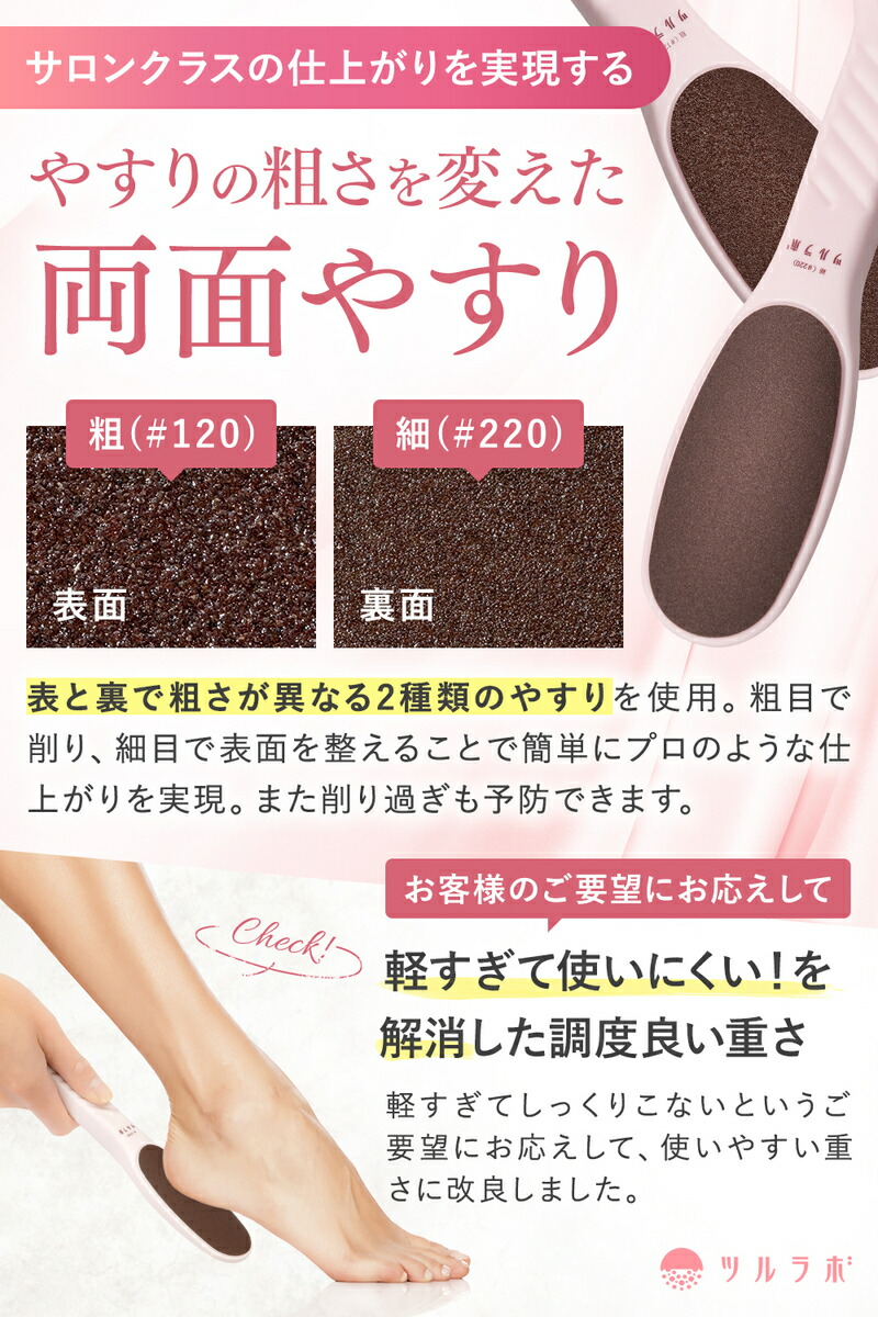 楽天市場 ツルラボ 角質取り 皮膚科医監修 ツルツルかかと 角質削り Tsurulabo ツルラボ 楽天市場店
