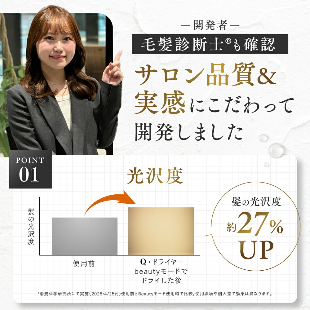 4日 20時〜】20%OFFクーポン有！【 Q+ 公式 】ドライヤー クオリタス