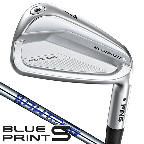 ピン ブループリント S アイアン 単品 (#3/#4/#5) AWT 2.0 LITE スチールシャフト 右利き用 PING BLUEPRINT S 単品アイアン|つるやゴルフ店