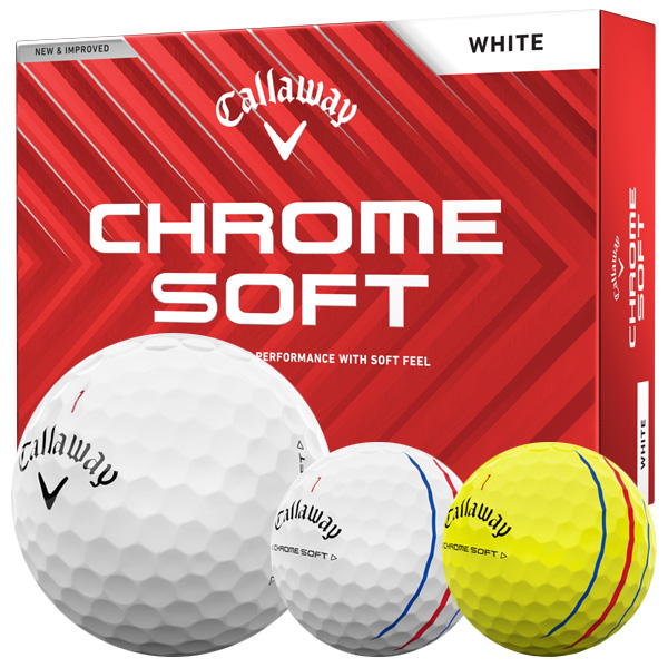 Callaway Chrome Soft ゴルフボール3箱TripleTrack Callaway Chrome Soft Triple Track Golf Balls