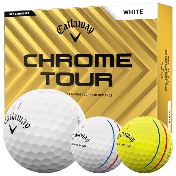 【新品】キャロウェイ クロムツアートリプルトラック ホワイト　2ダース Callaway キャロウェイ日本正規品 CHROME SOFT TRIPLE TRACK