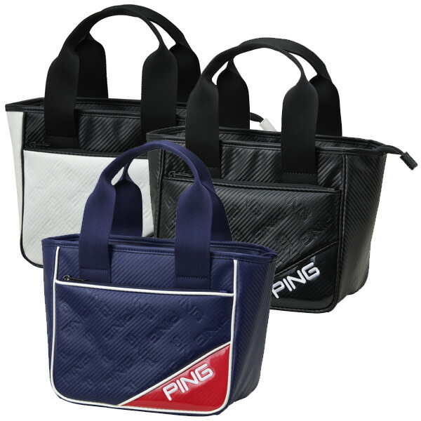 楽天市場】ピン PING アルファベットバイアスパターン ラウンドバッグ