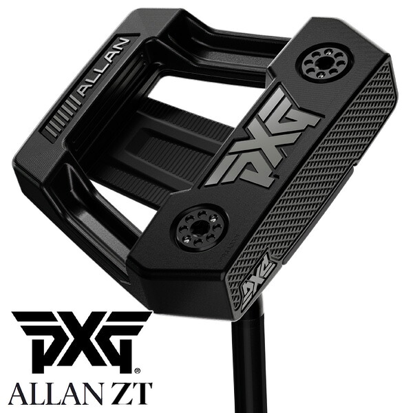 PXG アラン ダブルブラック ゼロトルク パター M16クロムストレートシャフト 右利き用 2025年モデル｜つるやゴルフ店