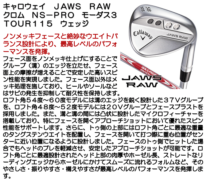 今月限定／特別大特価 《あす楽》キャロウェイ ２０１９ ＪＡＷＳ