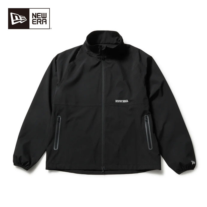 ゴルフウェア ニューエラ GF RAIN JKT STAND CL OUTLINE NE BLK メンズ 春 夏 26SS｜つるやゴルフ店
