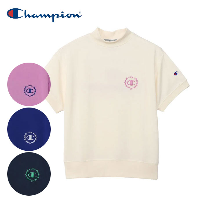 【4/20限定★最大100%P還元※要エントリー】ゴルフウェア チャンピオン ポロシャツ MOCK NECK SWEAT SHIRT CWBG002 レディース