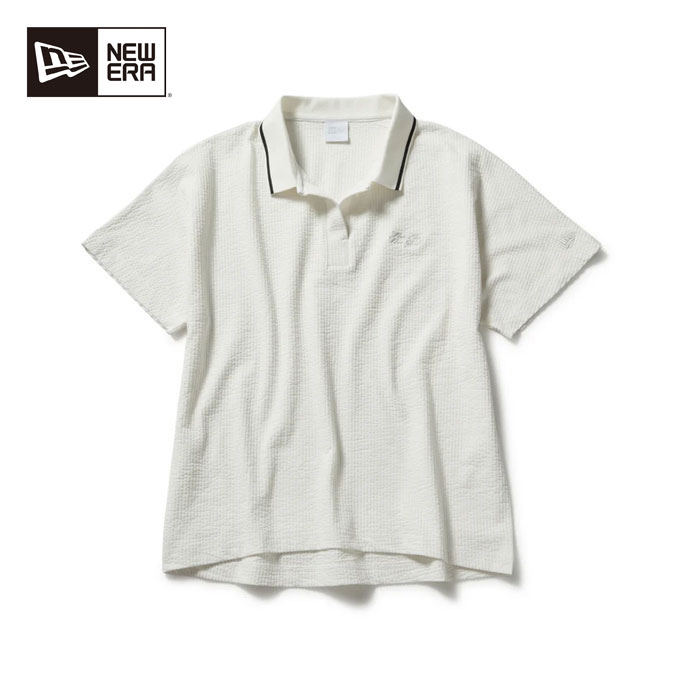 【★お得なクーポン配布中★※対象外あり】ゴルフウェア ニューエラ GFW SS SEERSUCKER POLO OWHI 261 レディース 春 夏 26SS