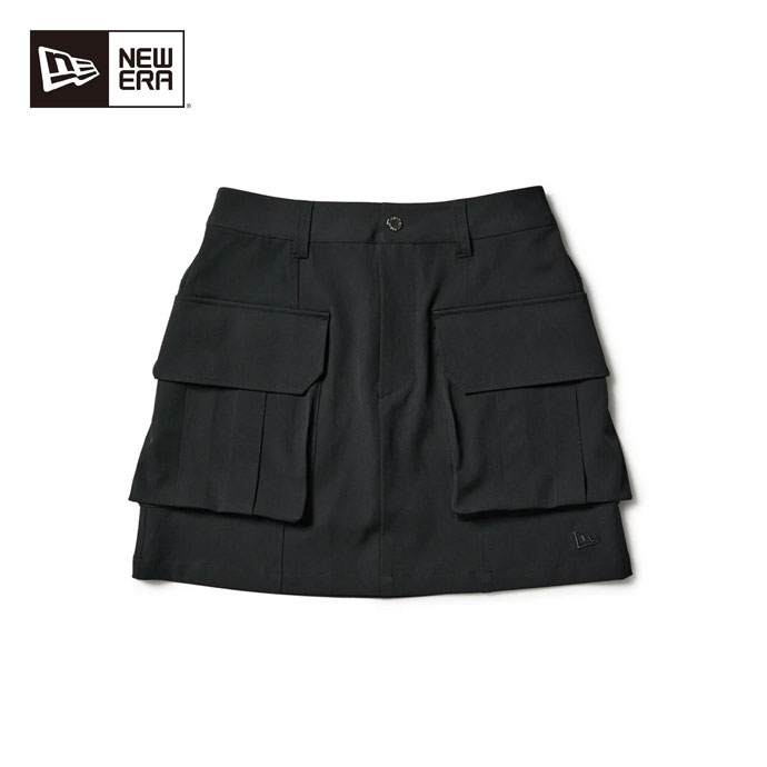 【★お得なクーポン配布中★※対象外あり】ゴルフウェア ニューエラ GFW STRETCH TWILL CARGO SKIRT BLK レディース 春 夏 26SS