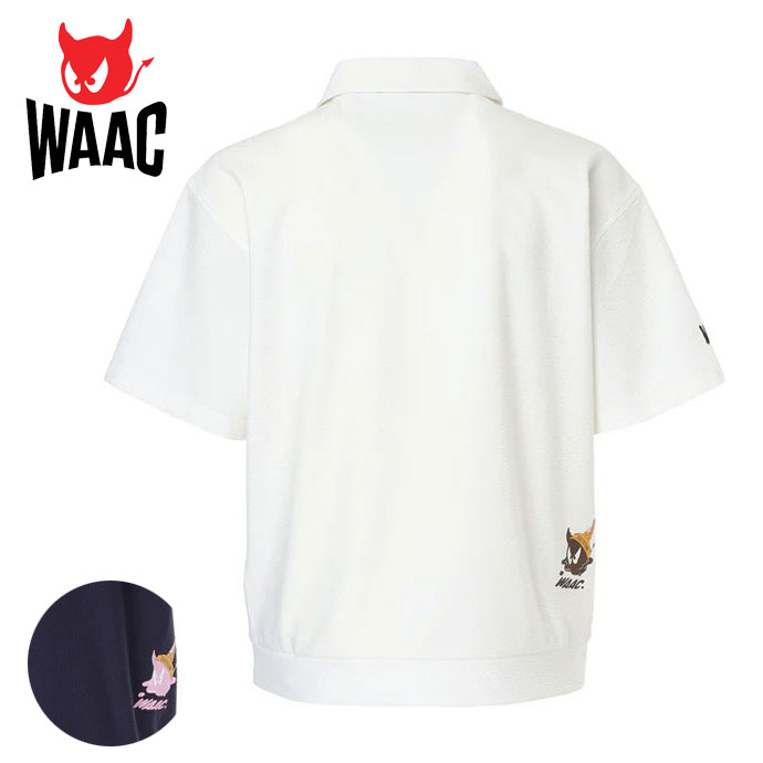 ゴルフウェア ワック 半袖ハーフジップポロ メンズ 春 夏 26SS｜つるやゴルフ店