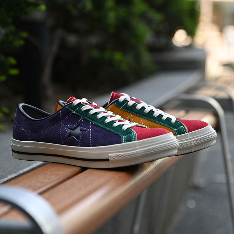 【マラソン期間★P10倍】【値下げしました】converse コンバース ONE STAR J SUEDE MT ワンスター Ｊ スエード MT 35200640 マルチ SS26｜NEXT FOCUS