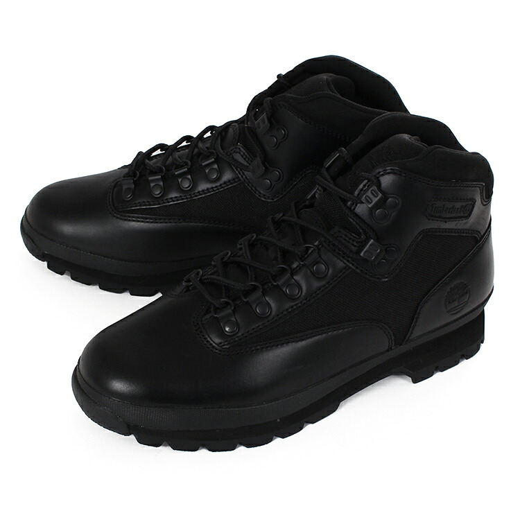 【マラソン期間★P10倍】Timberland ティンバーランド EURO HIKER LEATHER ユーロ ハイカー レザー A6DYH-EL2 ブラックアウト