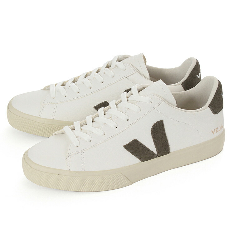 【マラソン期間★P10倍】VEJA ヴェジャ CAMPO カンポ VJCP052347 ホワイト/カーキ