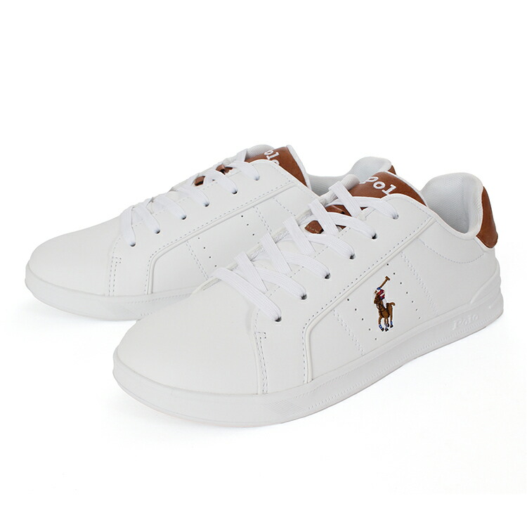 POLO RALPH LAUREN ポロ ラルフ ローレン HERITAGE COURT III ヘリテージ コート 3 RL00590100 ホワイト/タン 10,164円