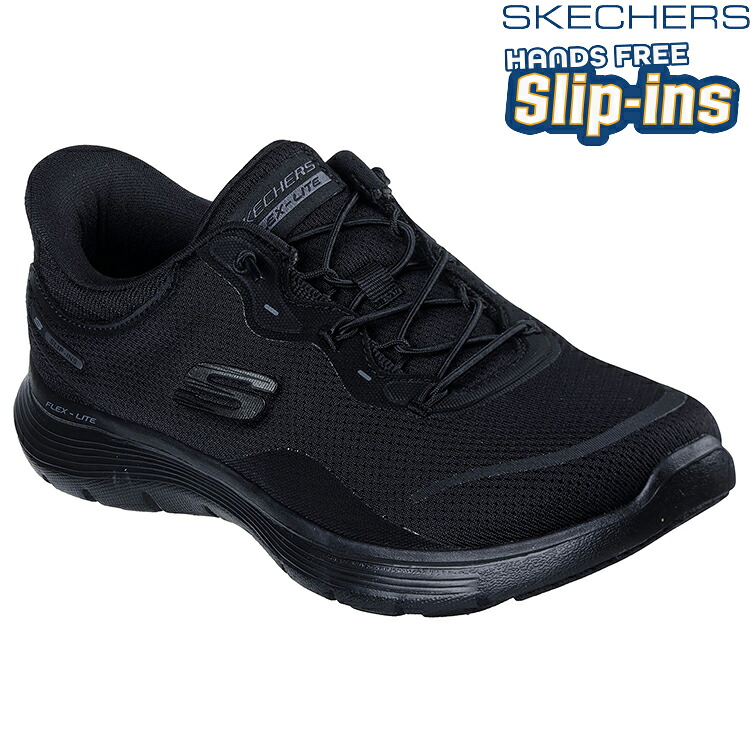 SKECHERS スケッチャーズ SLIP-INS スリップインズ フレックス アピール 5.0 イージー ブリージー 150218 BBK ブラック