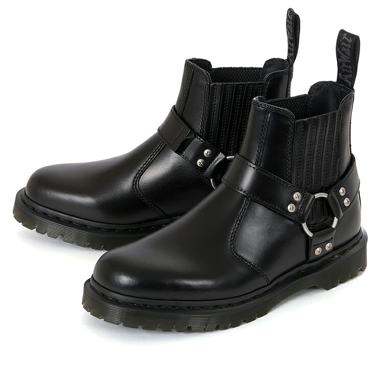 【値下げしました】Dr.Martens ドクターマーチン 2976 HARNESS 2976 ハーネス チェルシーブーツ 41387001 ブラック SS26｜NEXT FOCUS