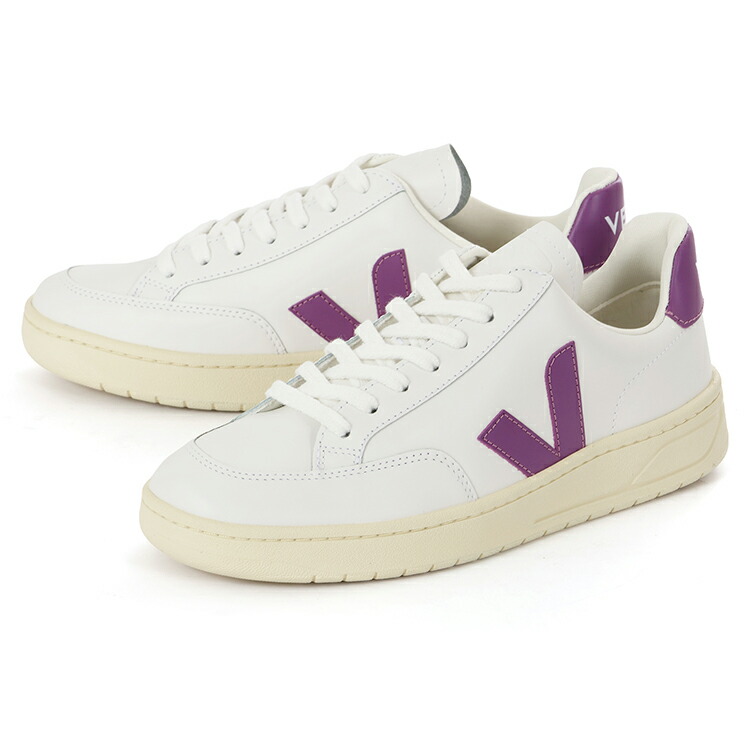 【マラソン期間★P10倍】【OFF PRICE】VEJA ヴェジャ V-12 LEATHER VJXD023678 ホワイト/コスモス
