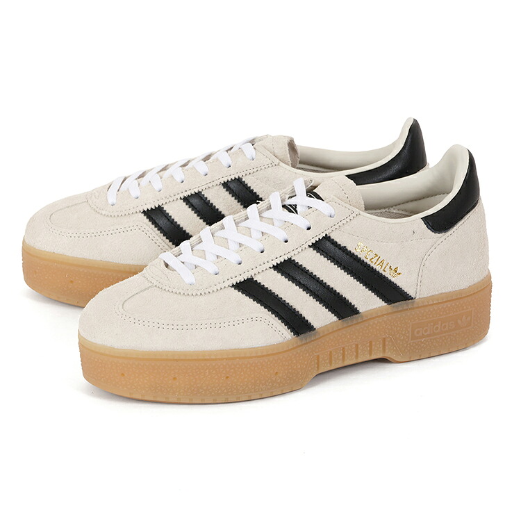 【マラソン期間★P10倍】adidas アディダス HANDBALL SPEZIAL BOLD W ハンドボール スペツィアル ボールド ウィメンズ IH9190 アルミナ/ブラック