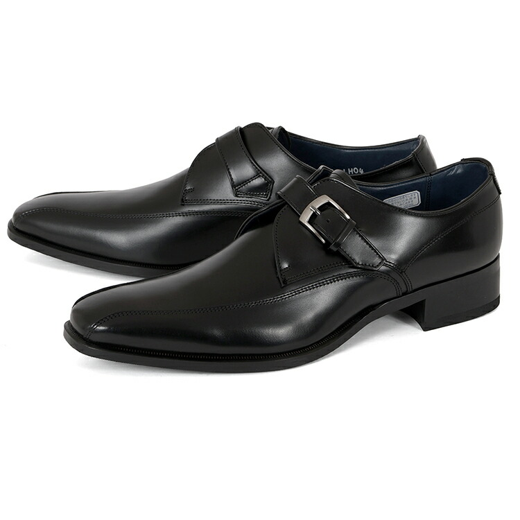 【マラソン期間★P10倍】【値下げしました】【REGAL社製品】LLOYD & HAIG ロイドアンドヘイグ メンズビジネスシューズ モンクストラップ LH04 CIY ブラック
