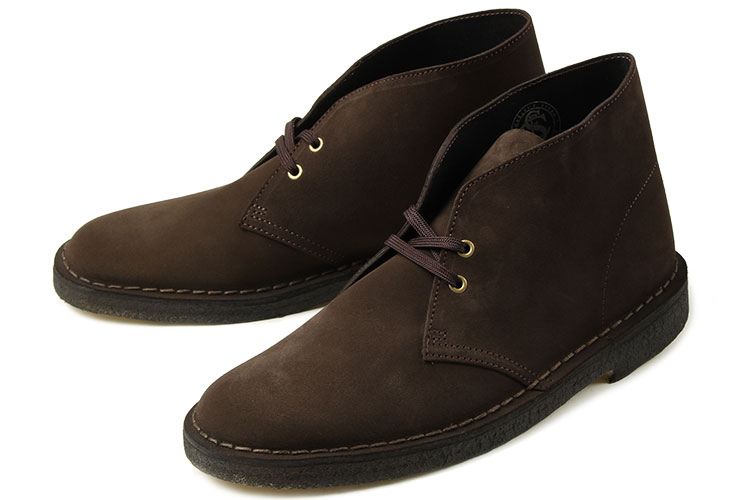 大きいサイズClarks(クラークス) DESERT BOOT(デザートブーツ) 26155485 ダークブラウンスエード