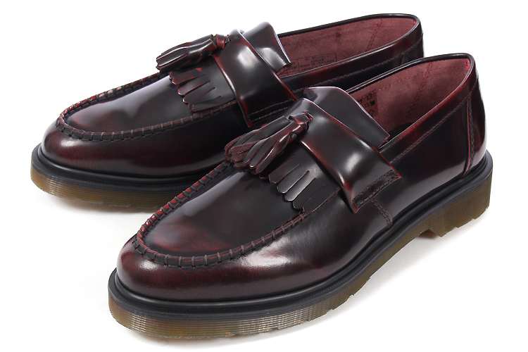 Dr.Martens ADRIAN タッセルローファー チェリーレッド+secpp.com.br