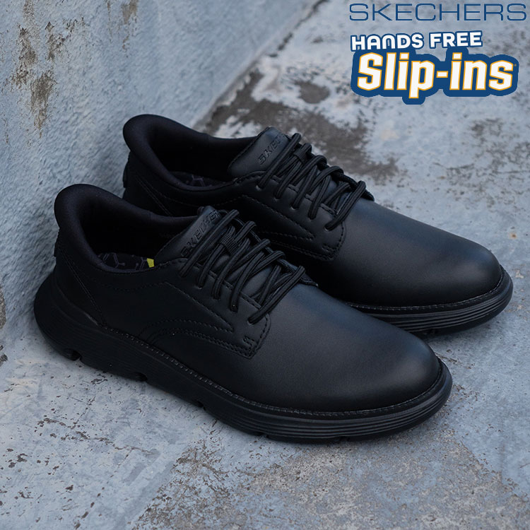 【マラソン期間★P10倍】【値下げしました】SKECHERS スケッチャーズ SLIP-INS スリップインズ ガルザ デュラン 205353 BBK ブラック