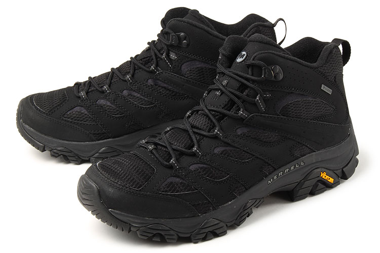 国内配送】 MERRELL メレル MOAB 3 SYN MID GORE-TEX モアブ シンセティック ミッド ゴアテックス J500249  トリプルブラック fucoa.cl