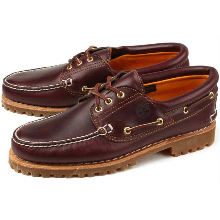 楽天市場】TIMBERLAND 3EYE CLASSIC LUG Burgandy/bur 50009