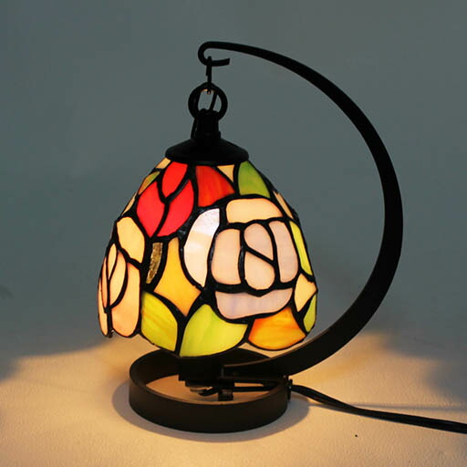 楽天市場】ステンドグラスランプ吊り型1アーム 葡萄の雫🍇 14