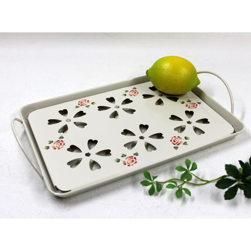 楽天市場】マニーローズ 磁器 フライ＆グリルプレート【巾31.4cm