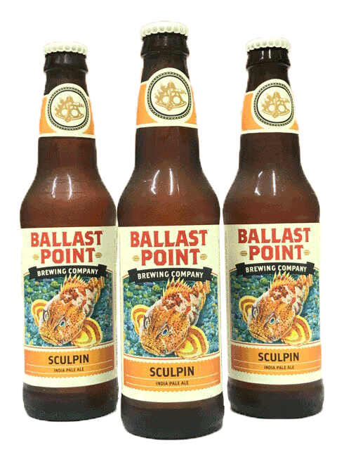 バラストポイント・スカルピンIPA 7％ 355ml瓶&times;3本組 BallastPoint クラフトビール アメリカ