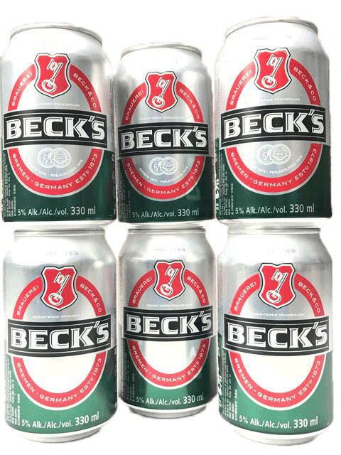 ベックス （ピルスナー） 5％ 330ml缶&times;6本組 ビール ビア BEER ドイツ 世界のビール