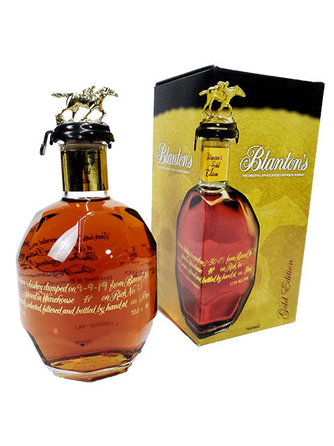 【訳あり】【箱不良】【並行輸入品】ブラントン・ゴールド　51.5度　700ml　【箱入り】【送料無料】【アウトレット】｜津田ＳＡＫＥ店