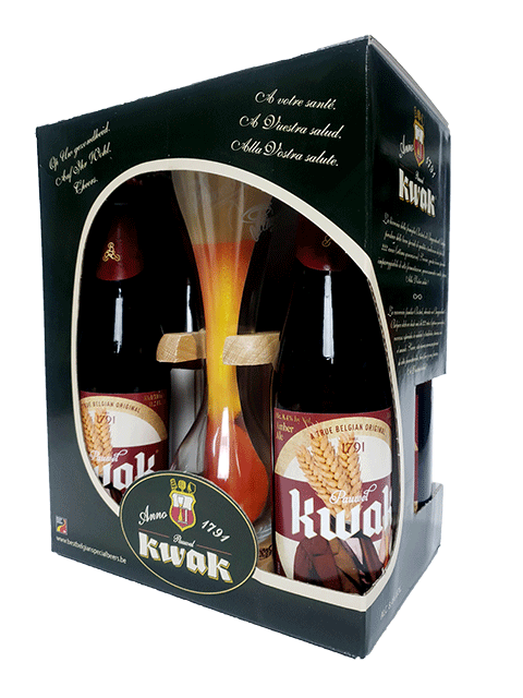 楽天市場 パウエルクワック瓶 ストロングアンバーエール 8 4度 330ml 4本組 専用グラス1個付 箱入り ビール ベルギー 津田ｓａｋｅ店