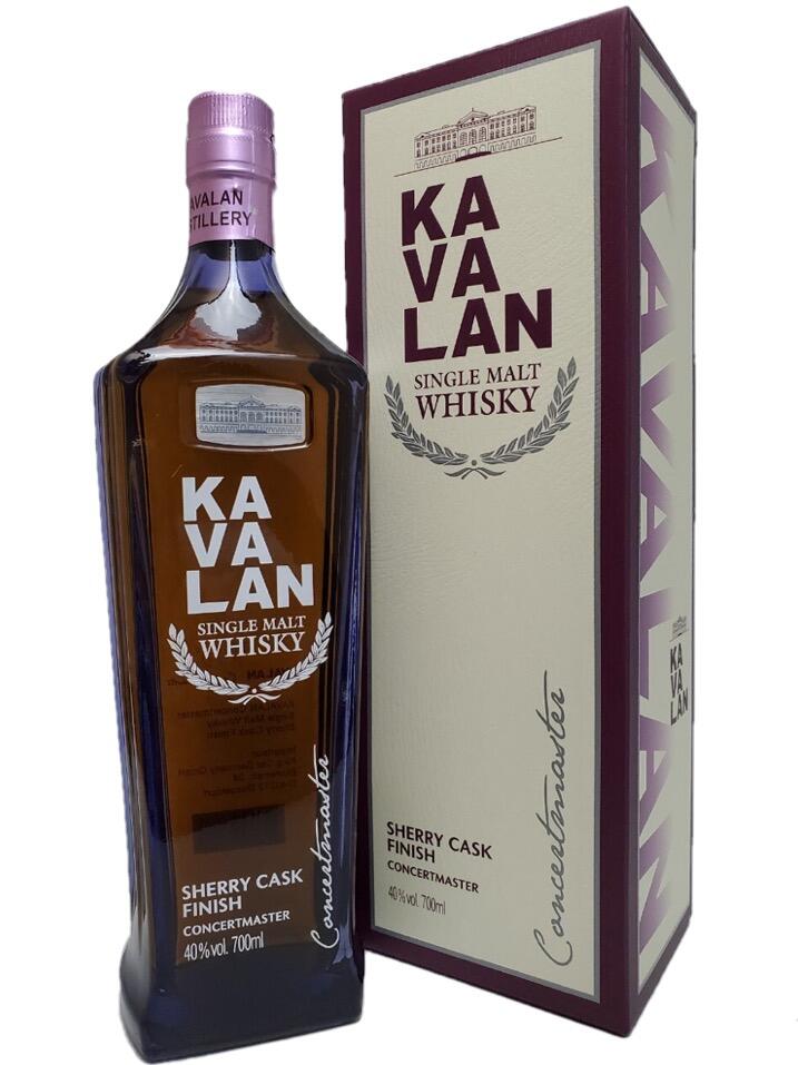 【並行輸入品】カバラン・コンサートマスター　シェリーフィニッシュ　40度　700ml　【箱入り】【台湾】【シングルモルトウイスキー】