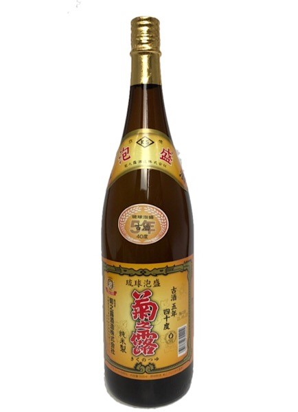 楽天市場】泡盛古酒 菊之露5年古酒ブレンド 40度(三升壷 ヒシャク付