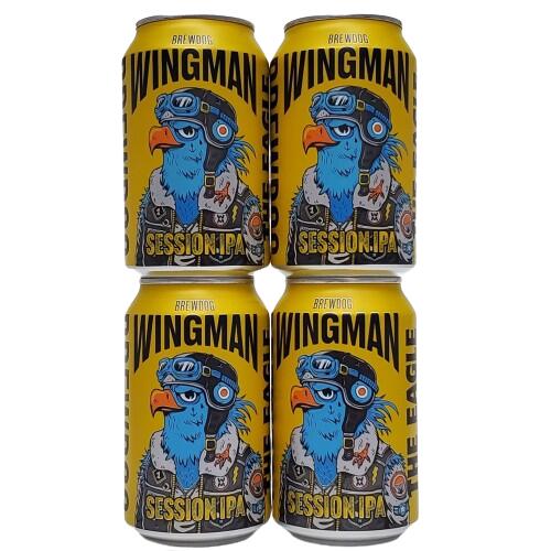 ブリュードッグ・ウイングマン　セッションIPA 4.3％ 330ml缶×4本組 【クラフトビール】【スコットランド】【brewdog】【ブリュードッグ】画像