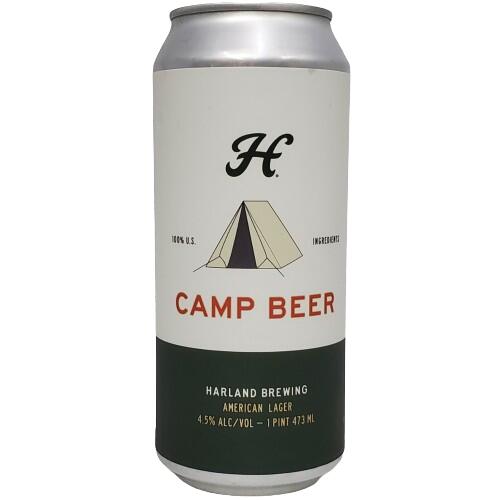 【楽天市場】（単品）ハーランド・キャンプビール ラガー 4.5% 473ml 【要冷蔵商品】【クラフトビール】【アメリカ】【カリフォルニア
