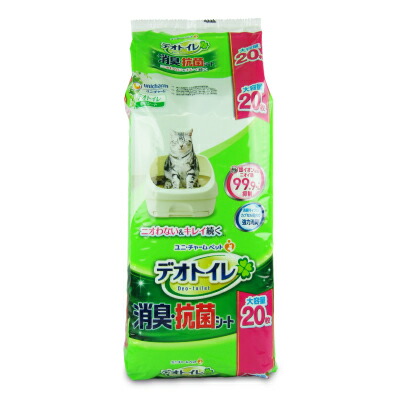 《送料無料》ユニ・チャーム デオトイレ おうちでおしっこチェックキット 猫用 × 8個 にっぽん津々浦々