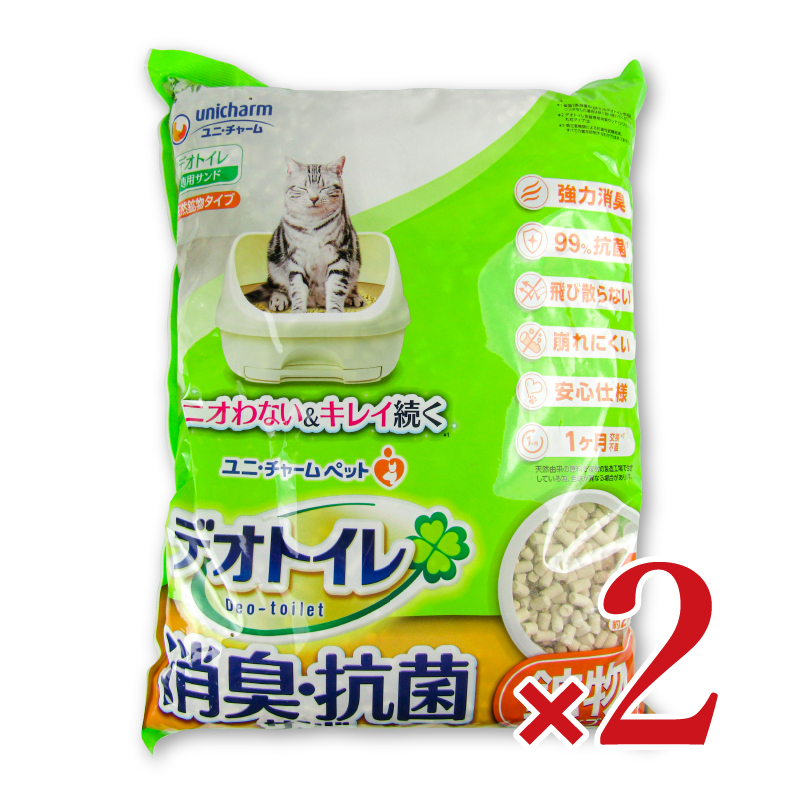 ユニ・チャーム　デオトイレ　猫砂　７袋セット ユニ・チャーム デオトイレ 猫砂 7袋セット