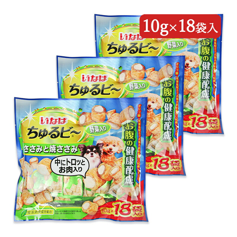 楽天市場】【月初め34時間限定!最大2000円OFFクーポン配布中!】 《送料無料》いなば 犬用おやつ ちゅるビー 関節の健康配慮 バラエティ 72袋  [ (10g×36袋) × 2袋 ] ドッグフード : にっぽん津々浦々