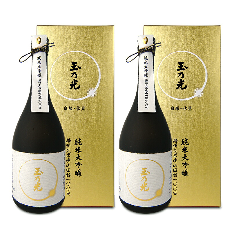 【マラソン限定クーポン配布中】《送料無料》玉乃光酒造 玉乃光 純米大吟醸・播州久米産山田錦 720ml×2箱【 ギフト プレゼント ご挨拶 贈答用 】|にっぽん津々浦々