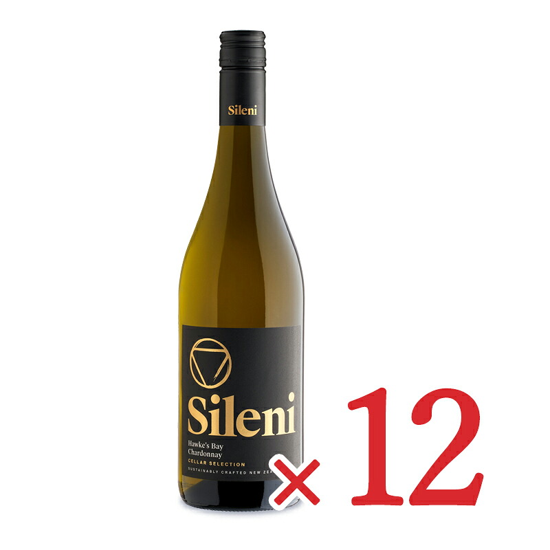 《送料無料》シレーニ セラーセレクション シャルドネ 750ml×12本 【 白ワイン ミディアムボディ エノテカ シャルドネ100％ ニュージーランド 濃厚 ホークス・ベイ 和食 ソフトチーズ まとめ買い 箱買い ケース販売】